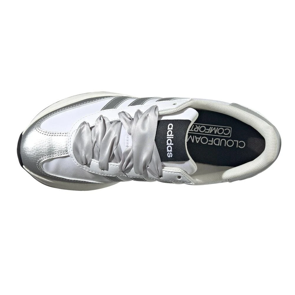 adidas gazelle silver green womens Adidas Women's Adizero EVO SL Glow Blue / Silver Metallic / Cloud White Running  Shoes main image 1