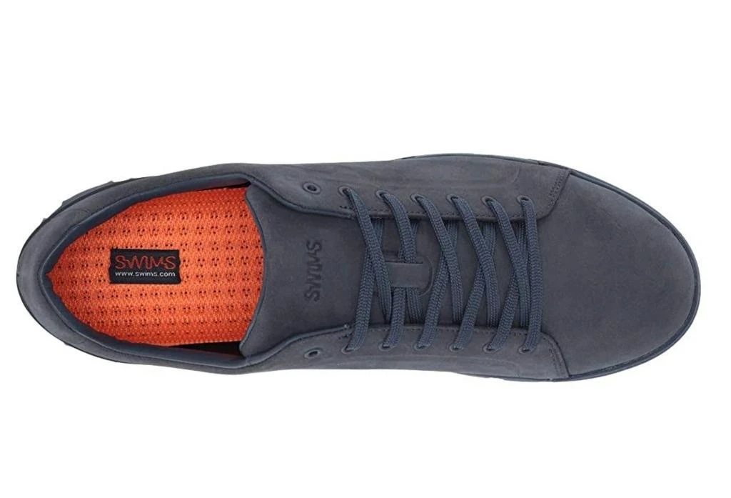 Swims Men's Breeze Leather Sneakers In Navy 2