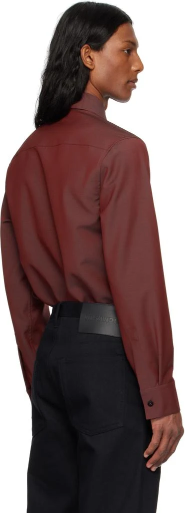 Jil Sander Red Tie Shirt 3