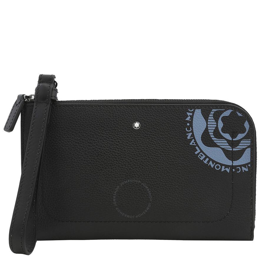 Montblanc Meisterstuck Soft Grain 2 In 1 Pouch In Black