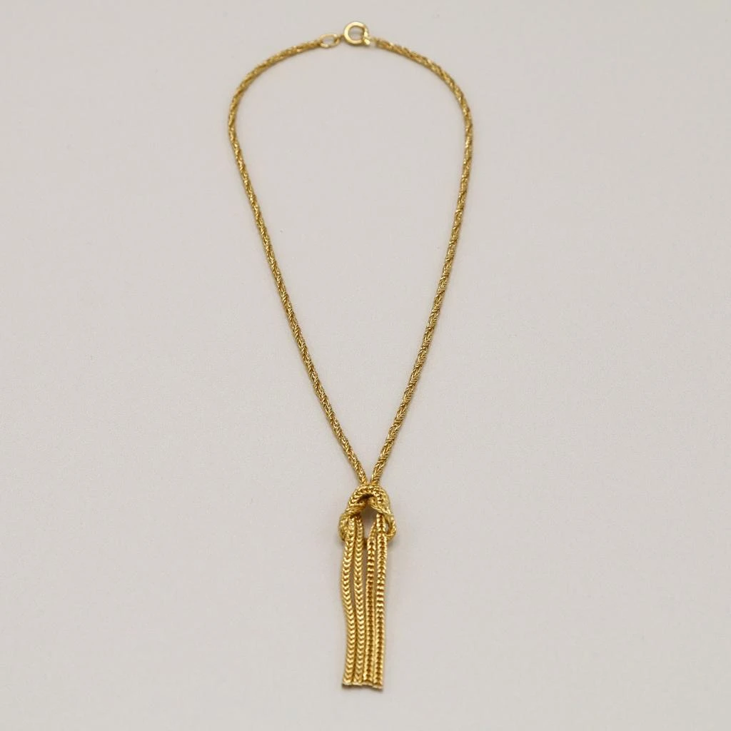 Orelia Vintage Vintage Twisted Tassle Knot Necklace 1