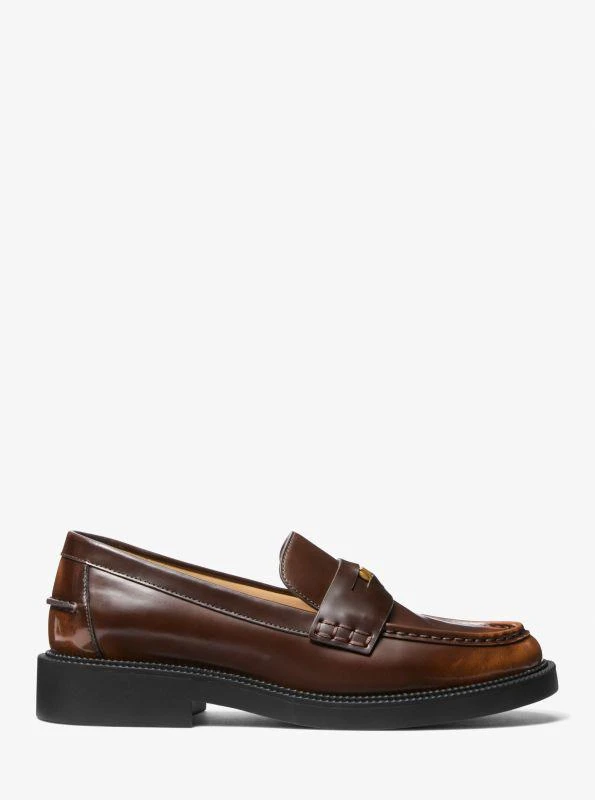 Michael Kors Eden Burnished Leather Loafer 2