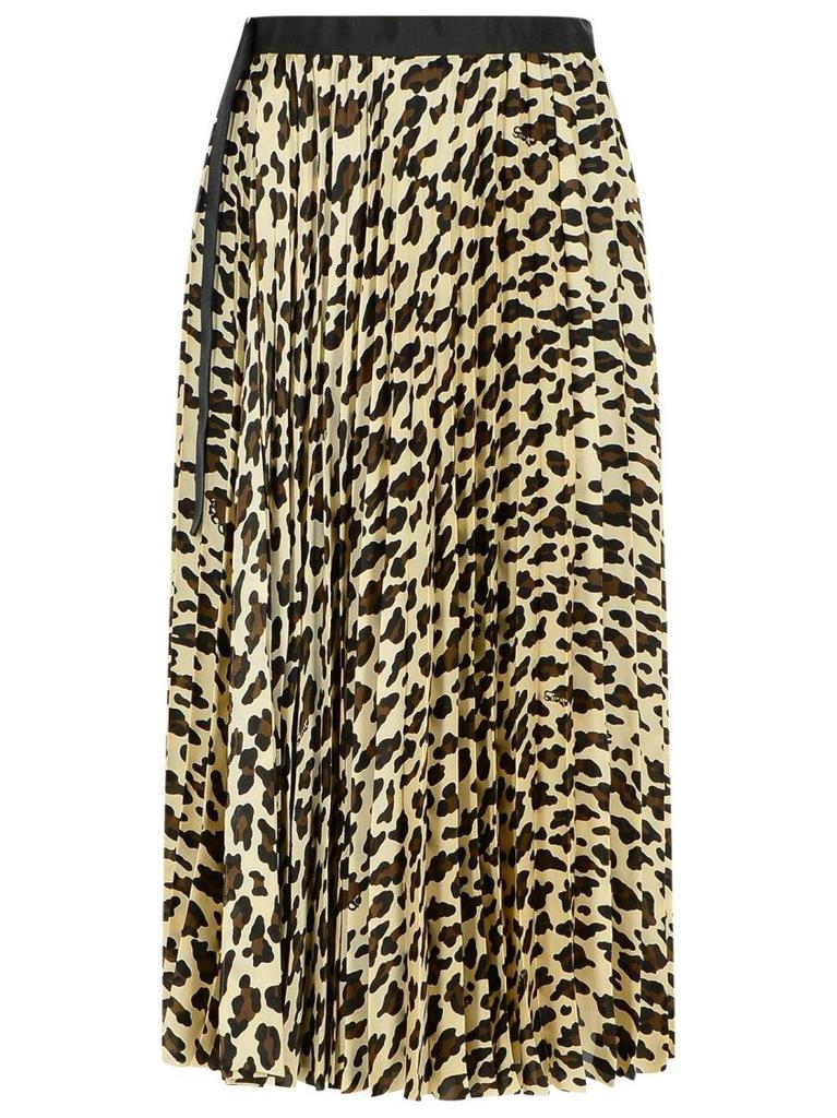 スカート Sacai Beige Polyester Skirt Sacai Beige Polyester Skirt - Dresses & Skirts - Free