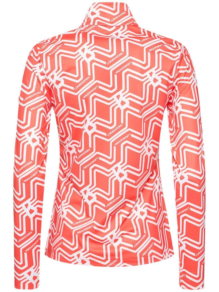 BOGNER Beline Printed Turtleneck Top 4