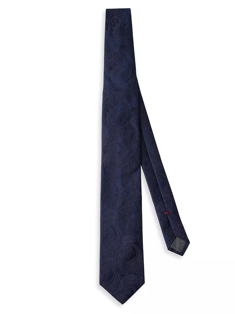Brunello Cucinelli Paisley Silk Tie