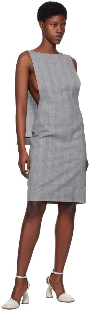COPERNI Gray Cape Minidress 4