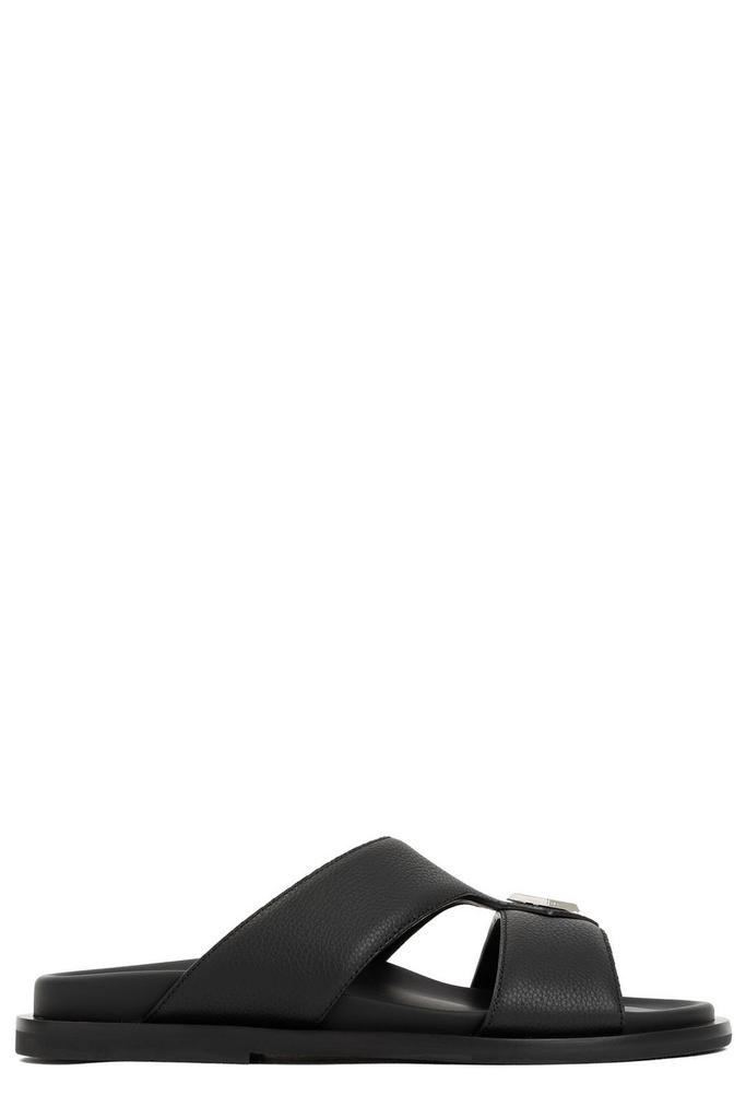 Dior Homme Logo Plaque Slip-On Sandals – On Sale Now with Up to 31