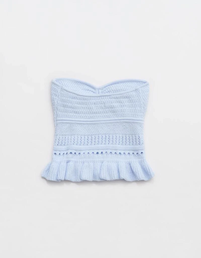 Aerie Aerie Peplum Sweater Tube Top 4