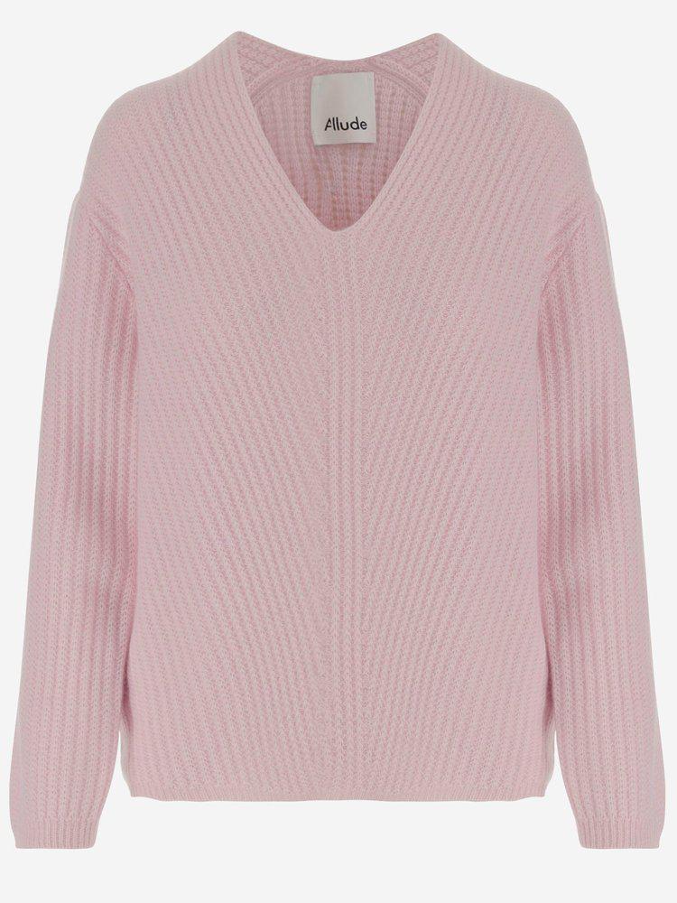 Allude Allude V-Neck Knit Sweater