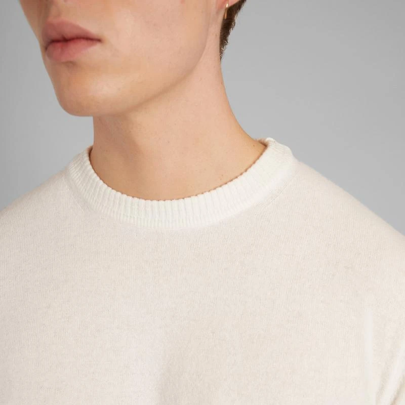 L'Exception Paris Cashmere > Merino Blend Jumper White L'EXCEPTION PARIS 4