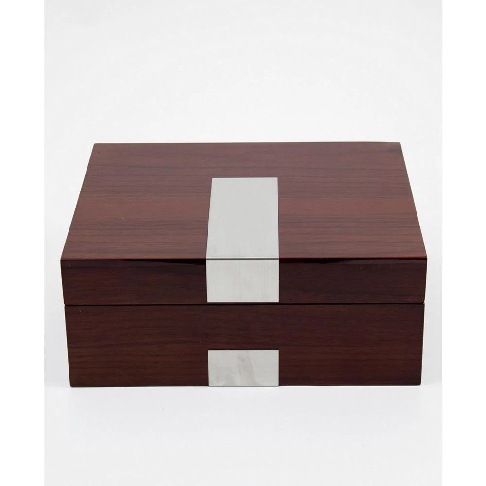 Bey-Berk Walnut Wood Watch Box 2