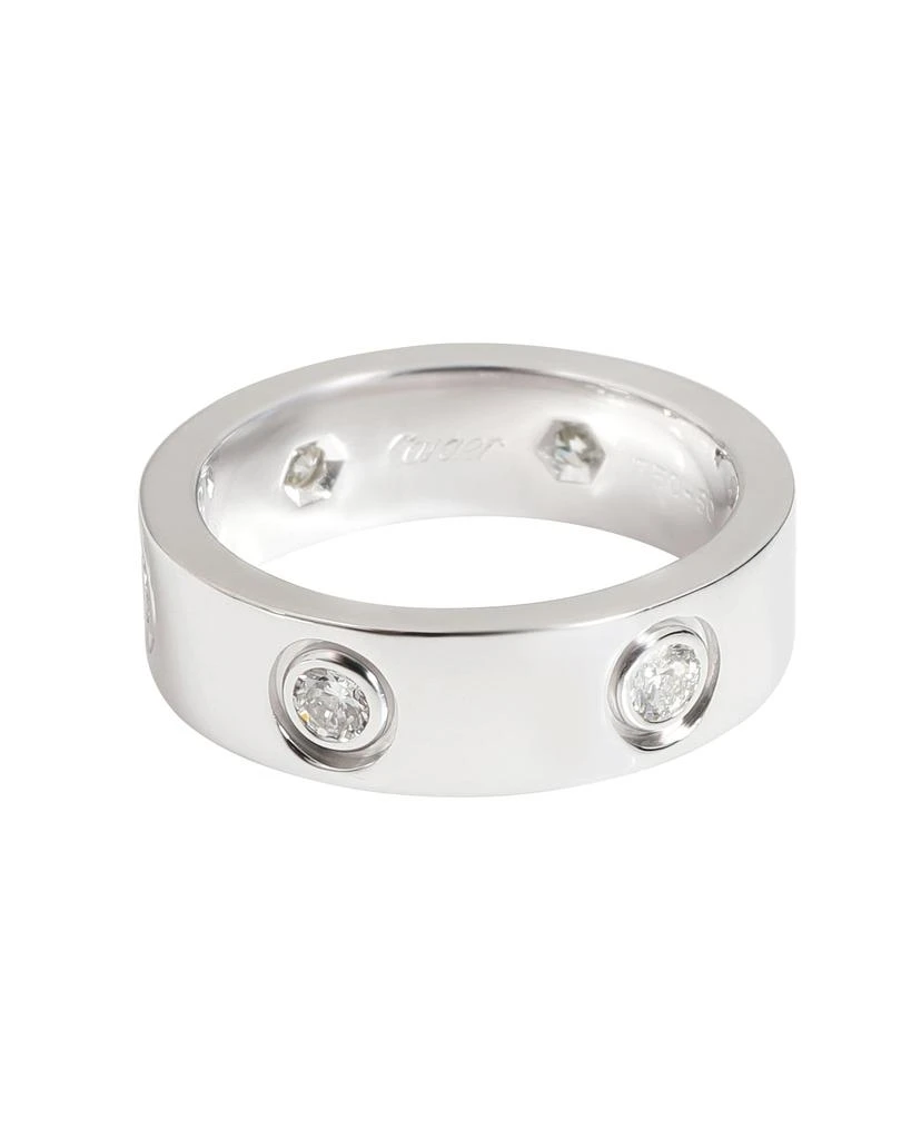Cartier LOVE Diamond Ring in 18k White Gold 0.46 CTW 1