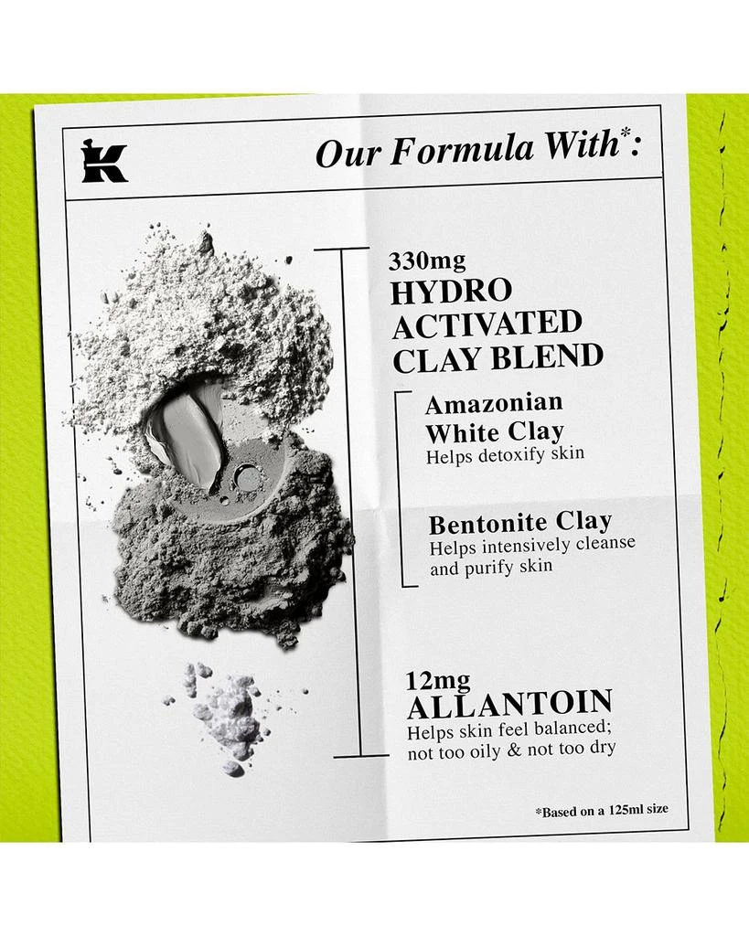 Kiehl
s Rare Earth Clay Face Mask for Pores
Uneven Texture 4.2 oz. 4