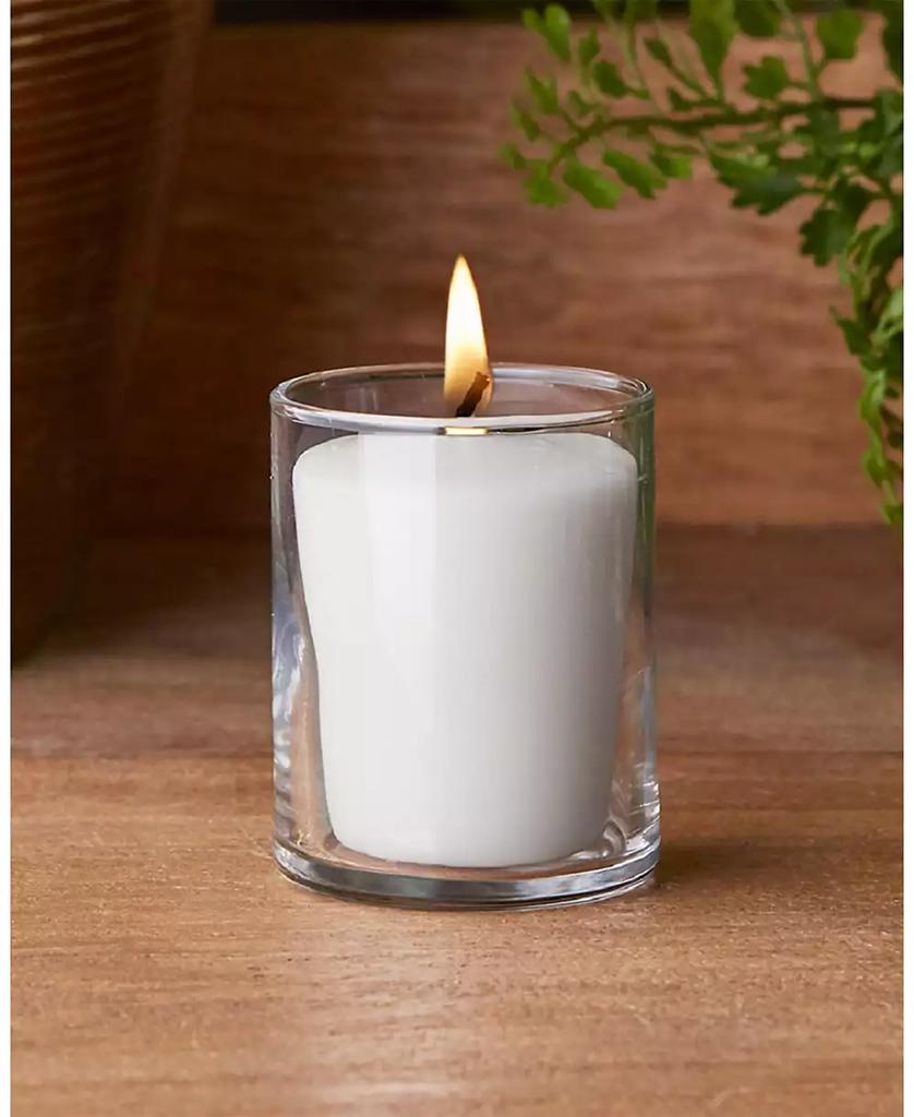 ROOT CANDLES Votive Japanese Cedar wood 20 Hour Candles Set, 18 Piece