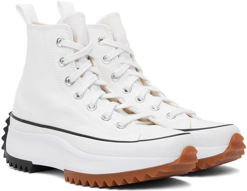 Converse White Run Star Hike High Top Sneakers 4