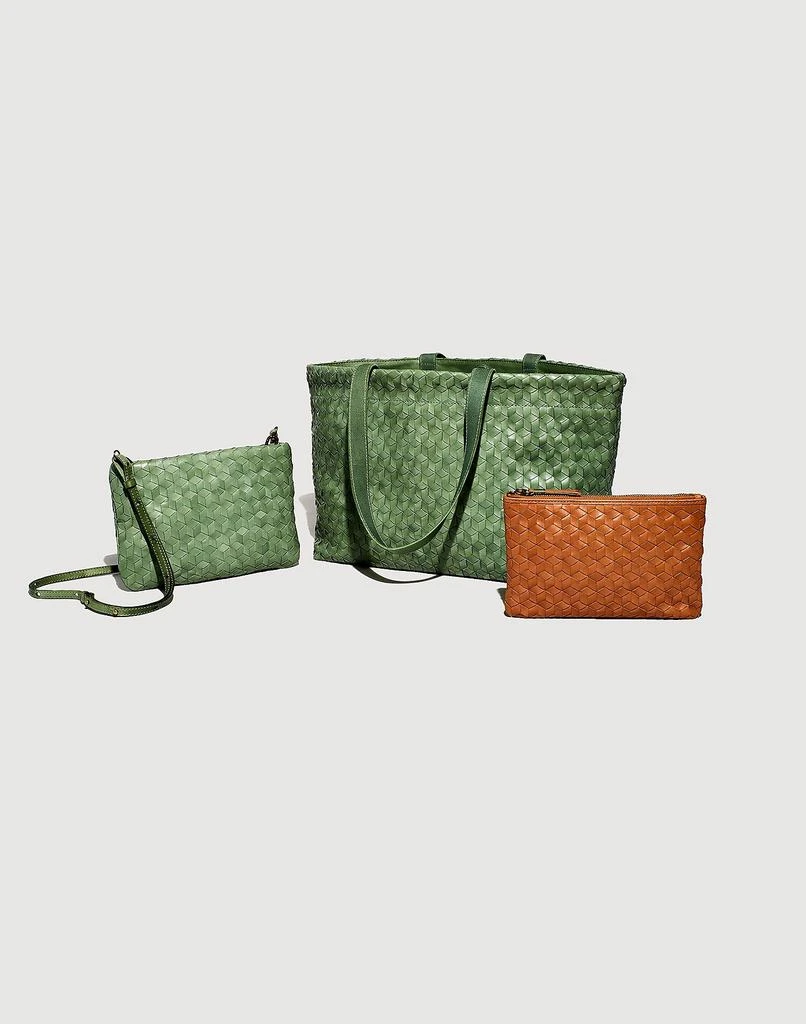 Madewell Large Woven Leather Tote 3