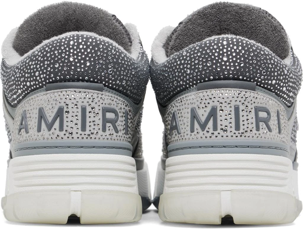 AMIRI Gray Crystal MA-1 Sneakers 2