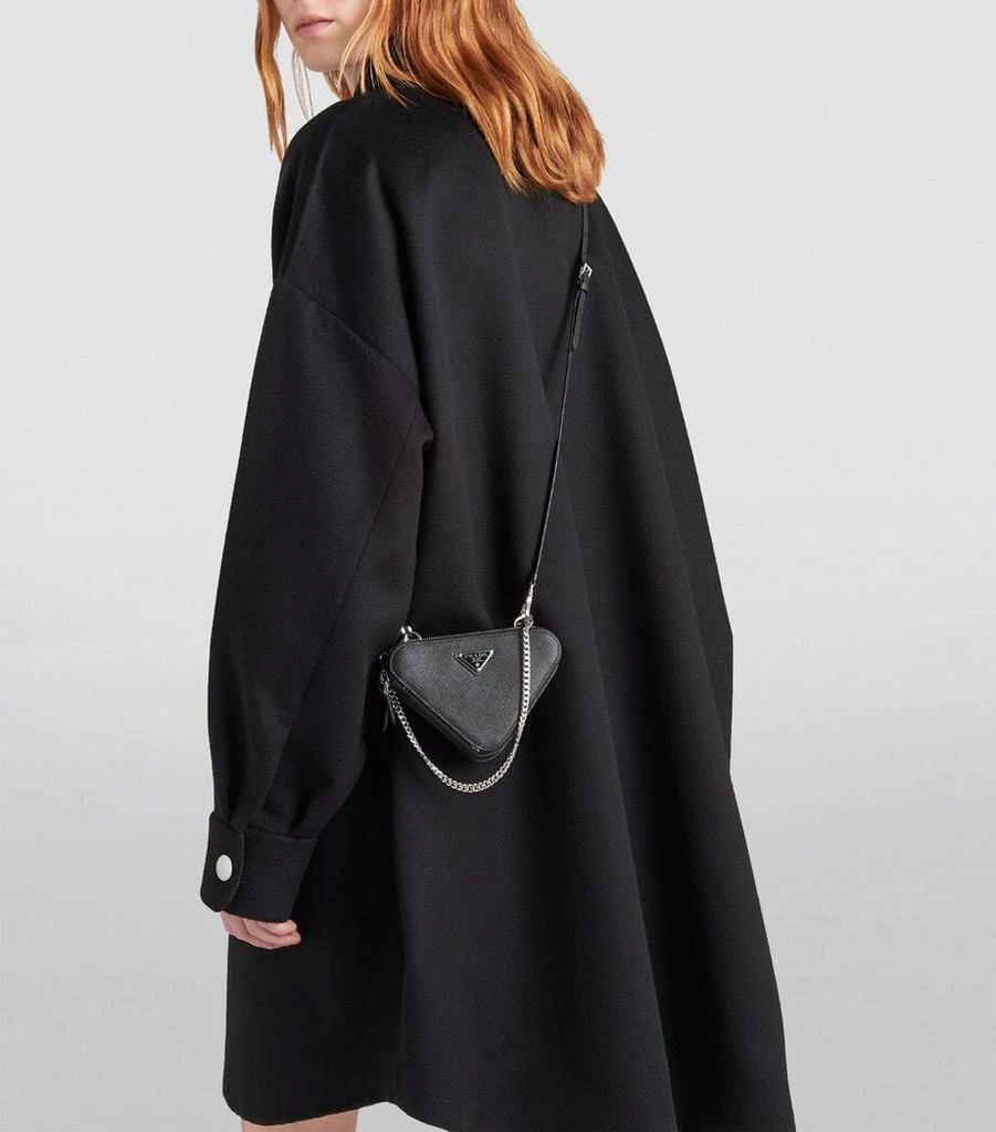 Prada Mini Saffiano Leather Cross-Body Bag 2