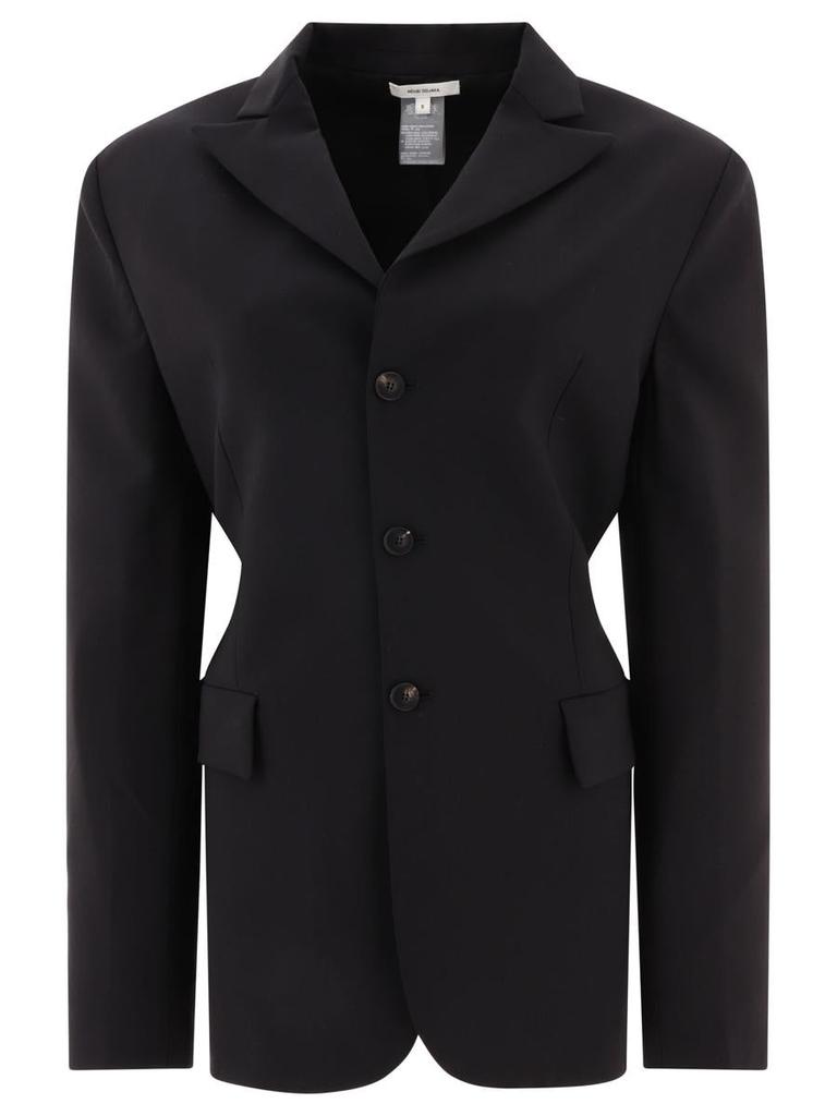 ジャケット Nensi Dojaka Black stretch wool blazer Nensi Dojaka Black Stretch Wool Blazer - Suits - BeyondStyle