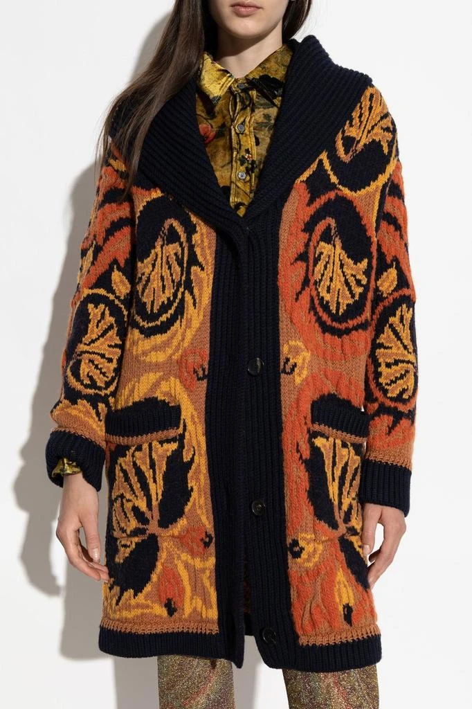 ETRO Etro Floral-Pattern Knitted Cardigan 2