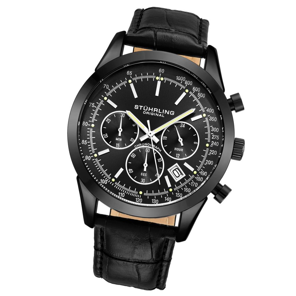 Stuhrling Original Rialto 3975L Quartz 44mm Chronograph - Men's