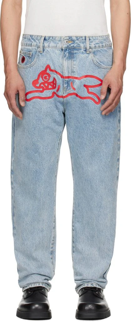 Icecream Blue Running Dog Denim Jeans 1