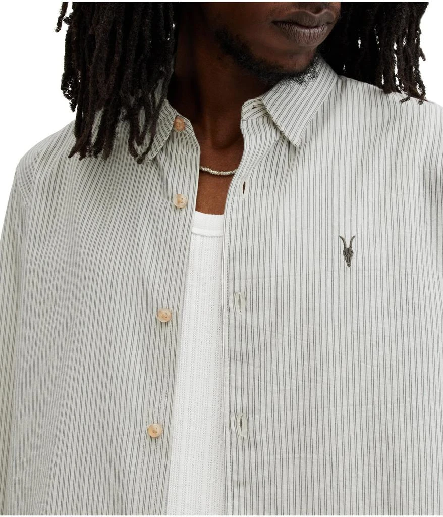 ALL SAINTS Villard Long Sleeve Shirt 4