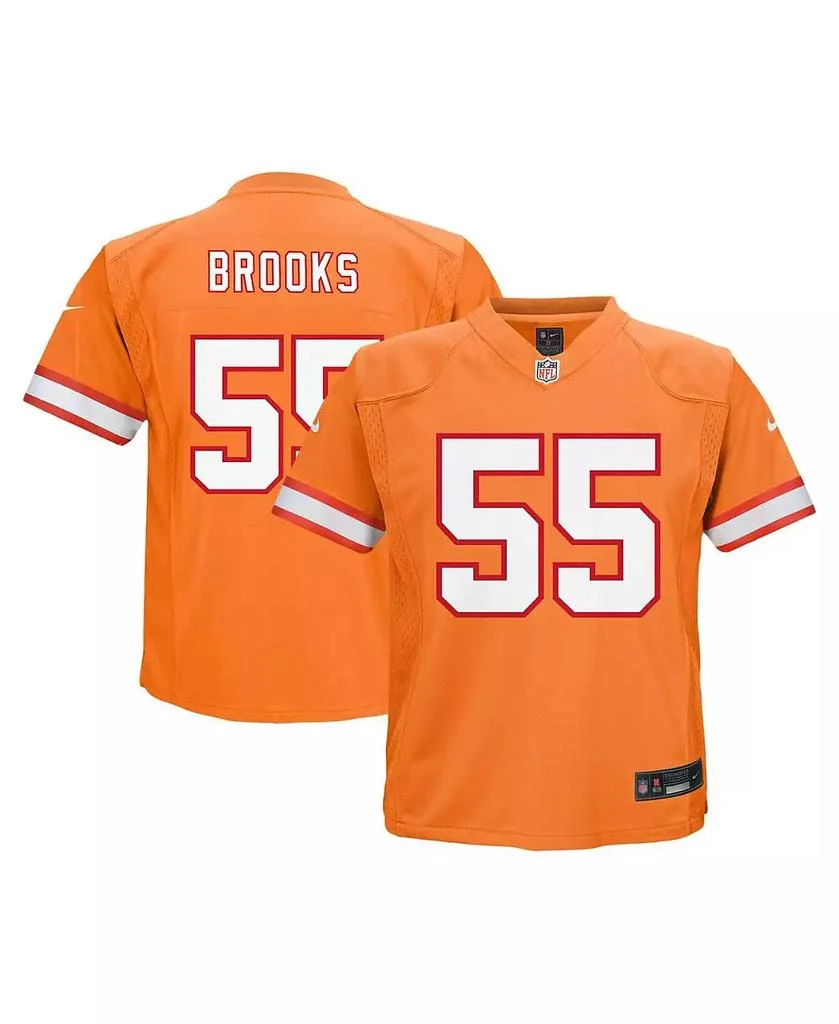 NIKE Little Boys and Girls Derrick Brooks Orange Tampa Bay Buccaneers Retired Player Game Jersey 1