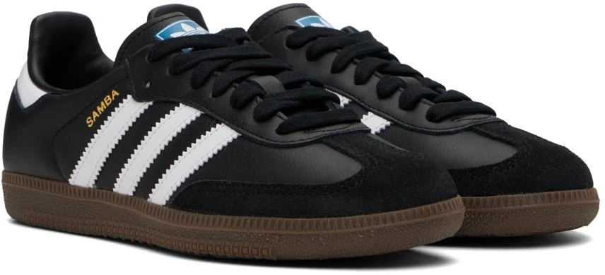 adidas Originals Black Samba OG Sneakers 4