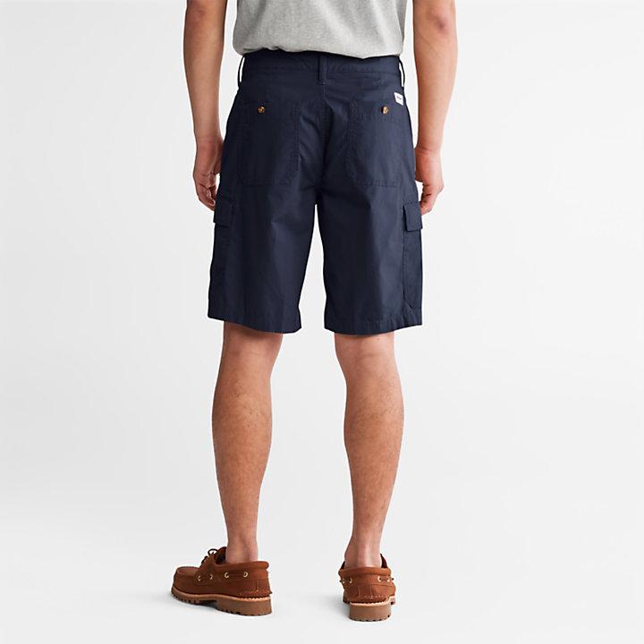 Timberland Poplin Cargo Shorts for Men in Navy