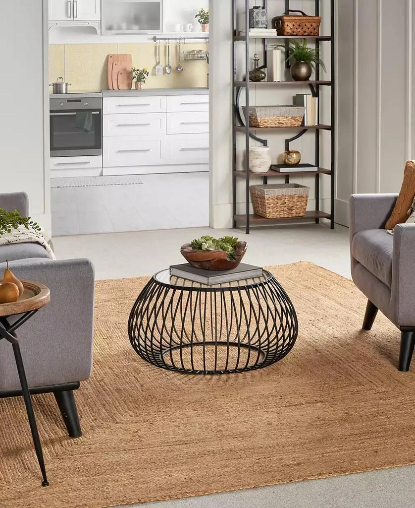 Nourison Home Natural Jute NJT03 5
x5
 Round Area Rug 4