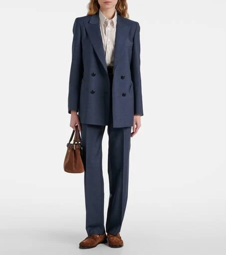 BLAZÉ MILANO Alie double-breasted wool and mohair blazer 2