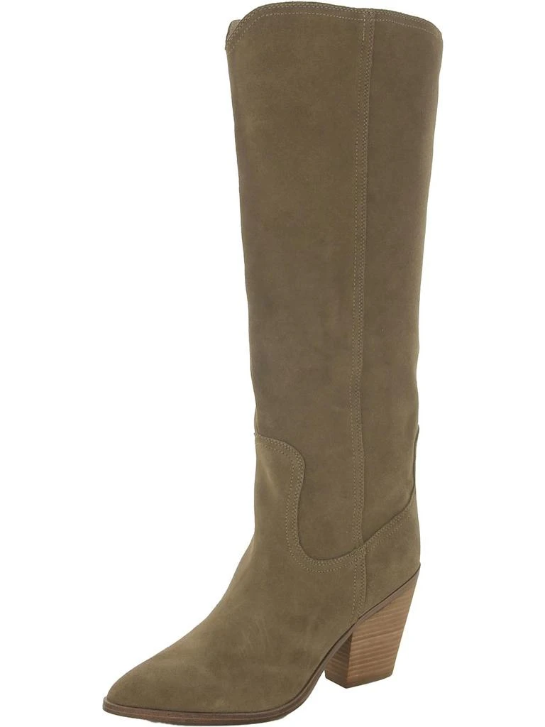 Blondo Wrangle Womens Suede Stacked Heel Knee-High Boots 2