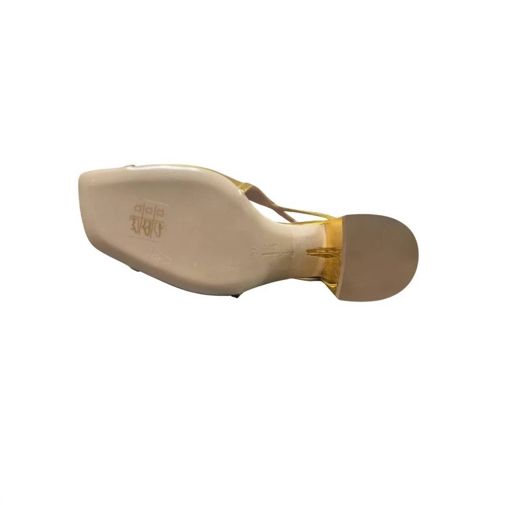 Rupert Sanderson Women's Cavalcade Mirror Heels In Gold 5