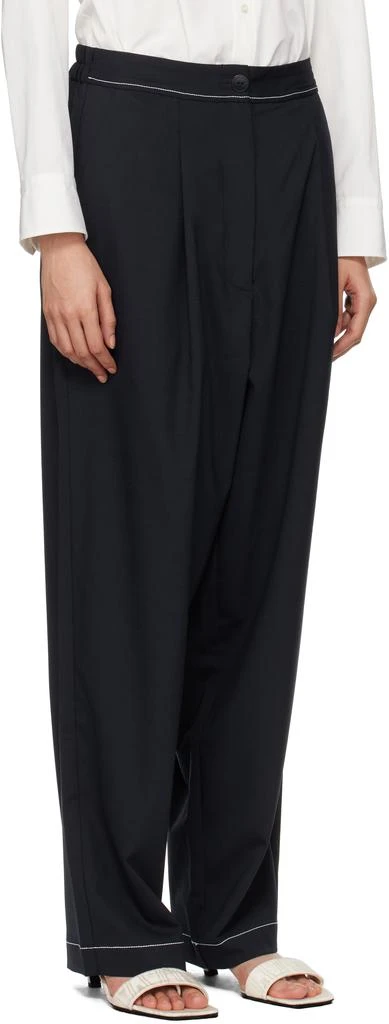 Cordera Navy Tailoring Stitch Trousers 2