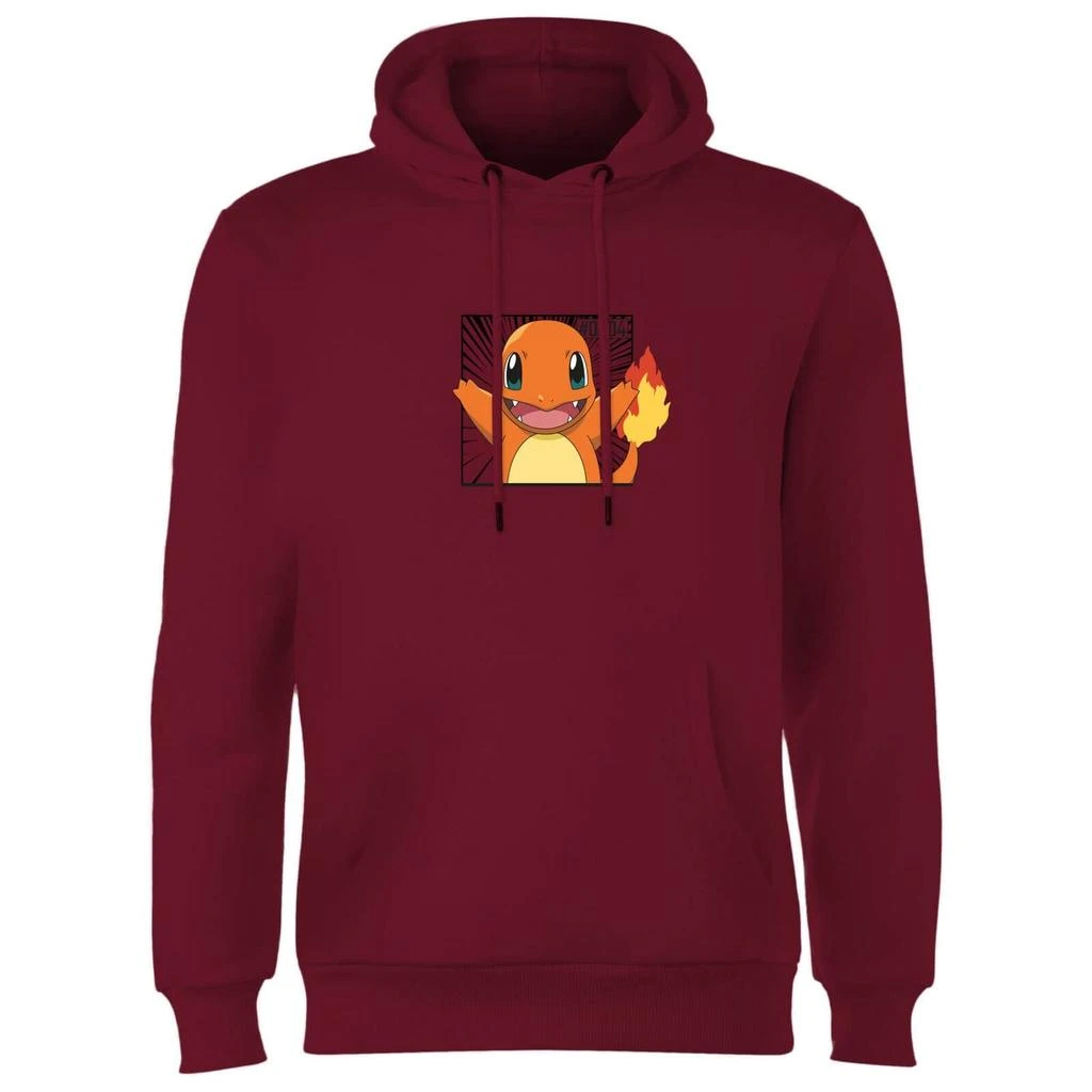 Original Hero Pokémon Pokédex Charmander #0004 Hoodie - Burgundy 1