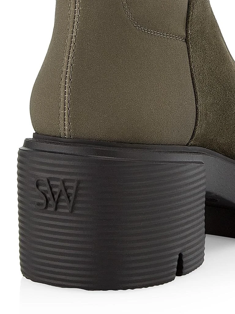 Stuart Weitzman 5050 Soho 70MM Suede Booties 6