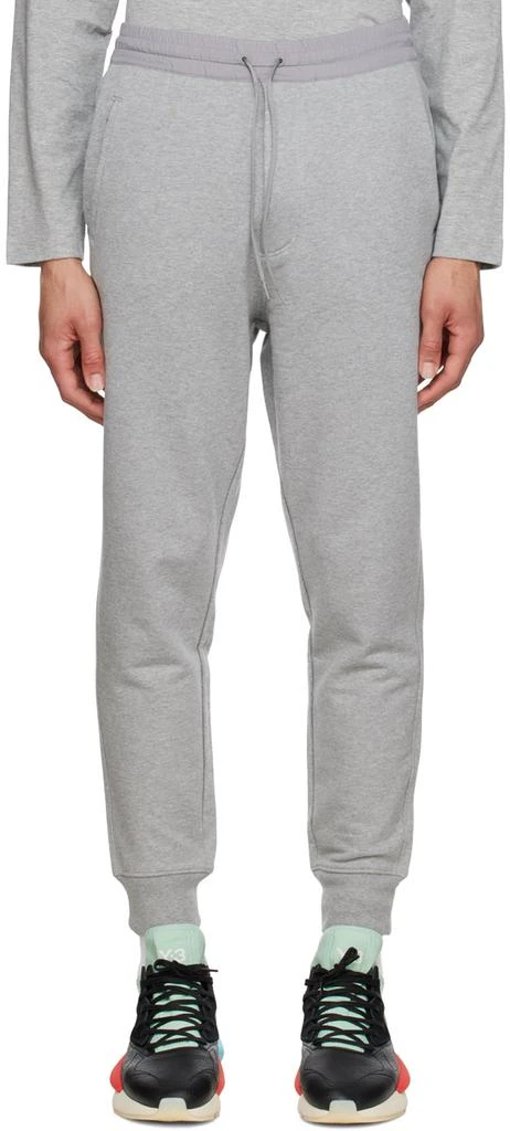 Y-3 Gray Classic Cuffed Lounge Pants 1