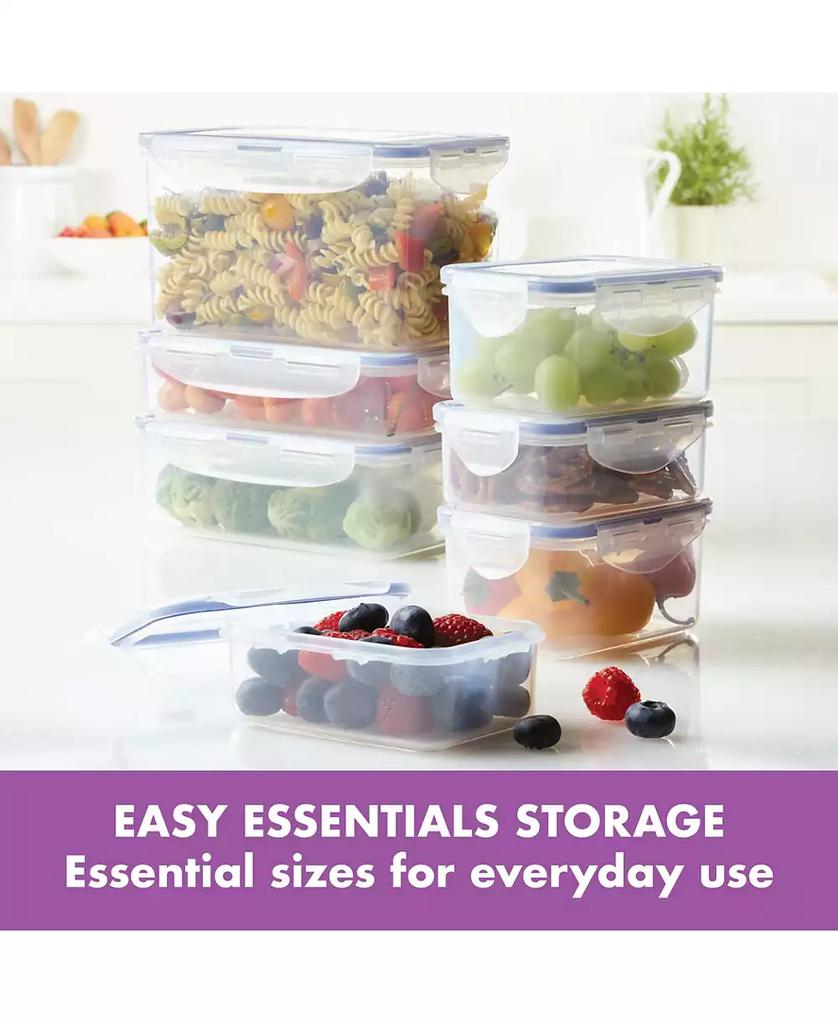 Lock & Lock Easy Essentials Rectangular 14-Pc. Food Storage Container Set