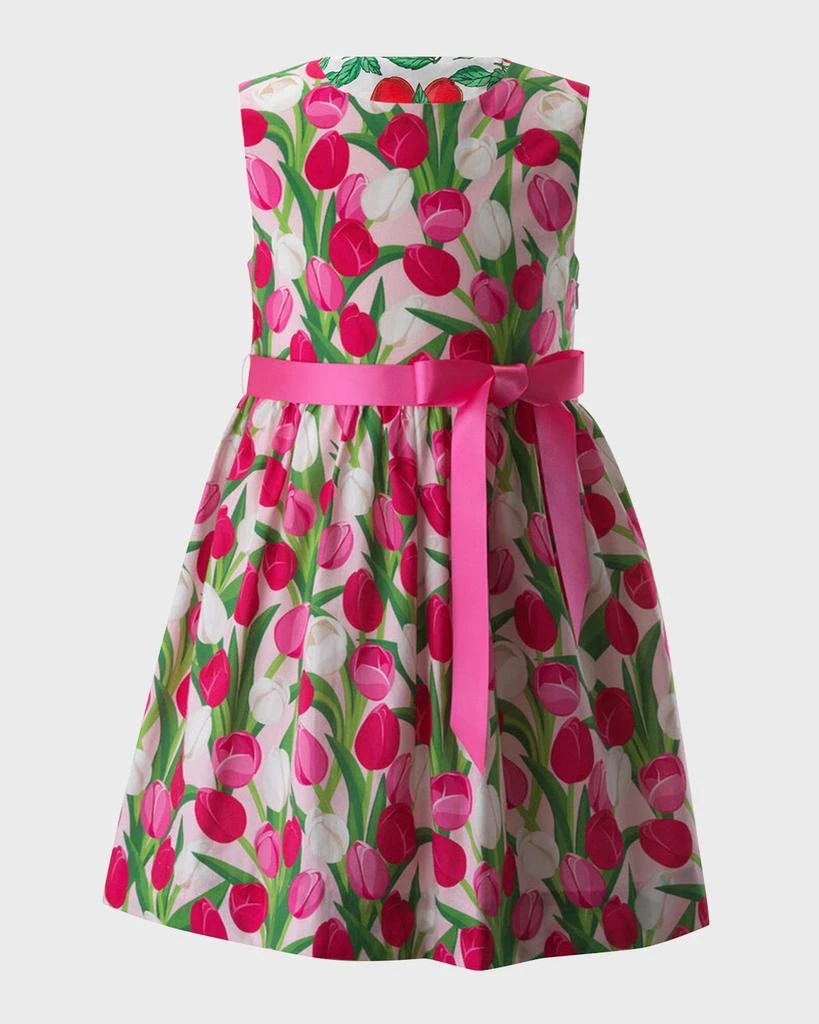 Rachel Riley Girl's Tulip Sash Dress, Size 2-10 1
