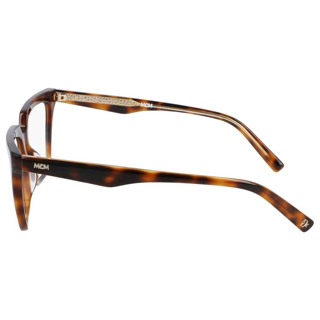 MCM MCM Women's Eyeglasses - Havana Square Full-Rim Zyl Frame Clear Lens | MCM2716 214 4