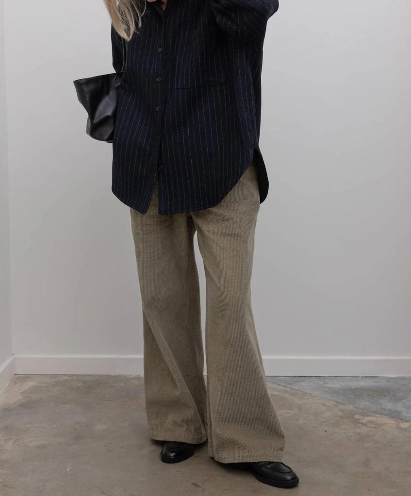 Collective Collective - Wool Stripe Quilted Oversized Jacket 3