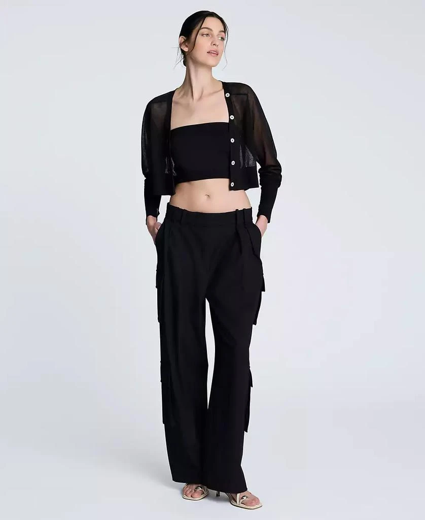 Kenneth Cole Women's Fly-Front Pleated Cargo Pants 2