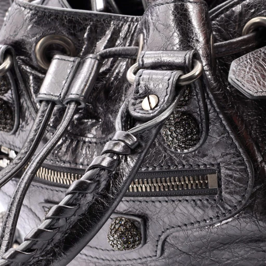 Balenciaga Le Cagole Giant Studs Bucket Bag Leather XS 6