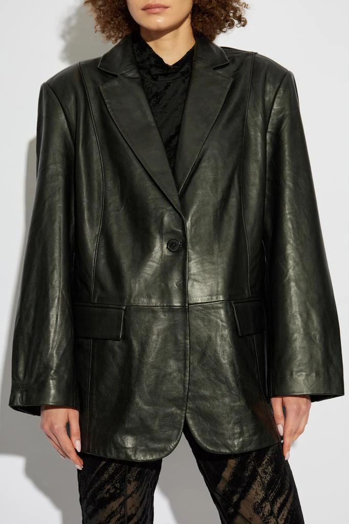 Gestuz Leather blazer Blakelygz 3
