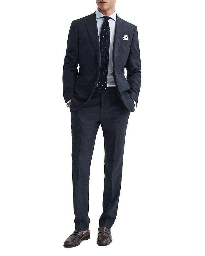 REISS Dunn Textured Slim Fit Pants 2