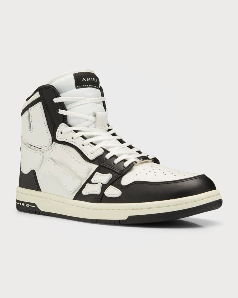 AMIRI Men's Skel-Top Hi Leather Bones High-Top Sneakers 3