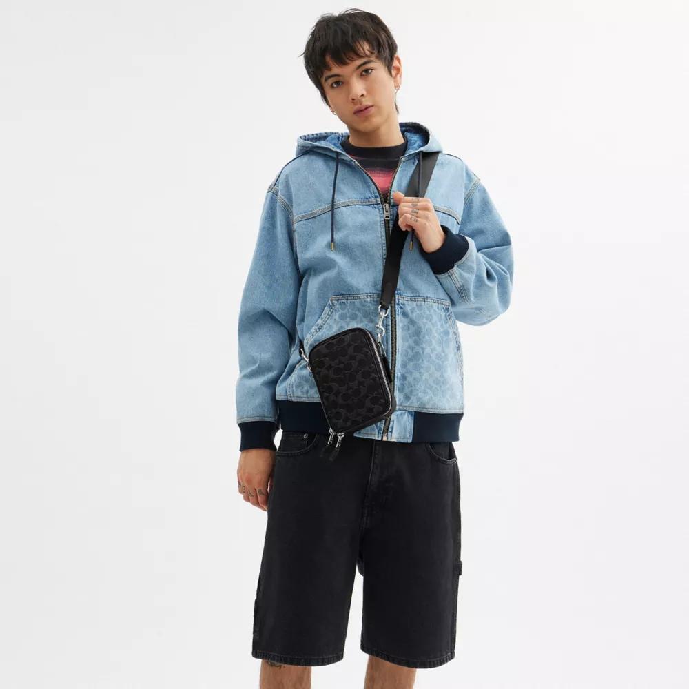 Coach Stanton Crossbody Bag In Signature Denim