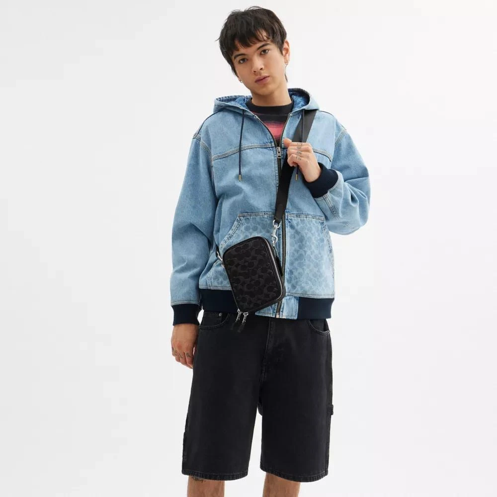 Coach Stanton Crossbody Bag In Signature Denim 2