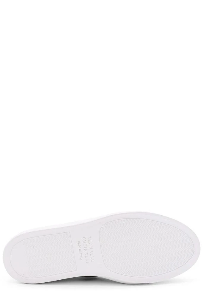 Brunello Cucinelli Brunello Cucinelli Precious Detailed Lace-Up Sneakers 4